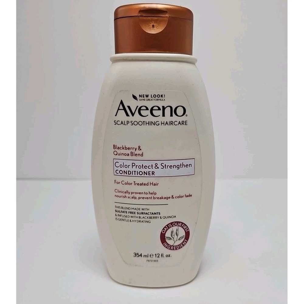 Aveeno Blackberry & Quinoa Strengthening Conditioner Color-Treated Hair, 12 oz